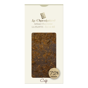 Tablette Chocolat Café 72% cacao