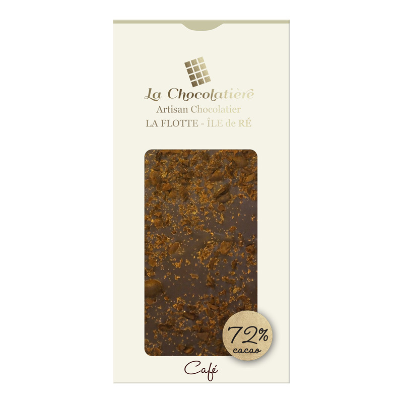 Tablettes : Tablette Chocolat Café 72% cacao