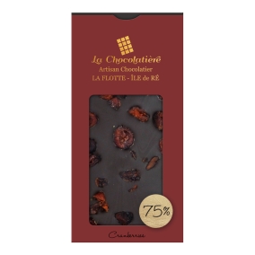Tablette Cranberries 75%