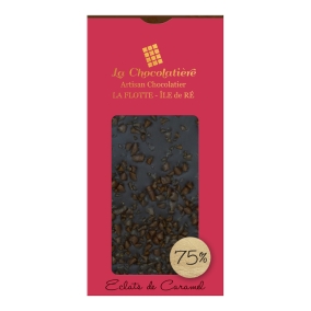 Tablette Eclats de caramel 75%